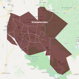 service areas map